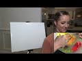 Following A Bob Ross Painting Tutorial