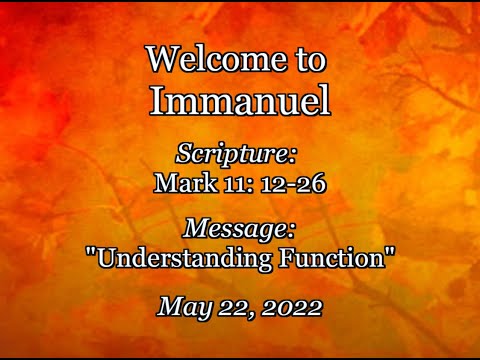 2022-05-22 Immanuel CRC Service Fort Collins