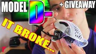 Glorious Model D Minus (D-) - IT BROKE... TWICE! ($50 Mouse Review)