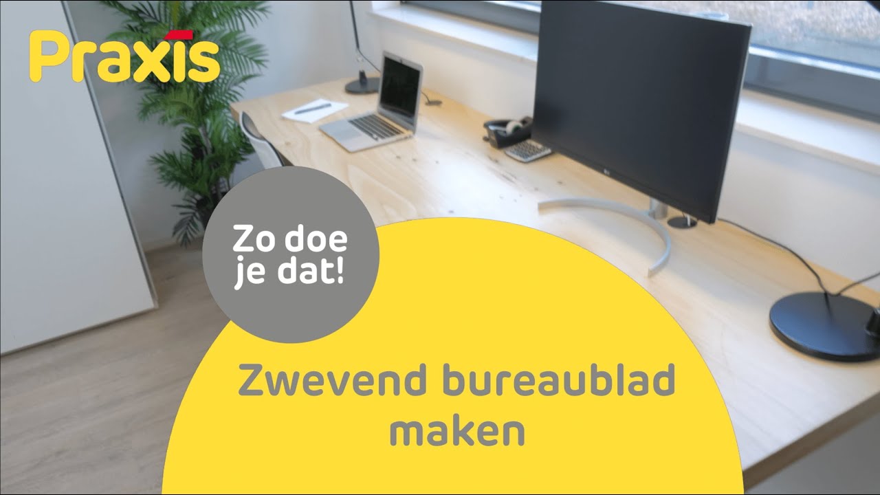 Zwevend bureau maken