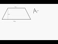 Area of a trapezoid