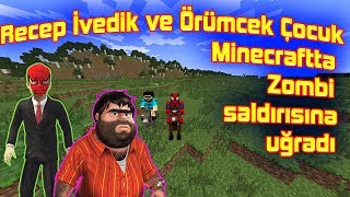 Recep İvedik ve Örümcek Çocuk Minecraftta Zombi Saldırısına Uğradılar - Çizgi Fi