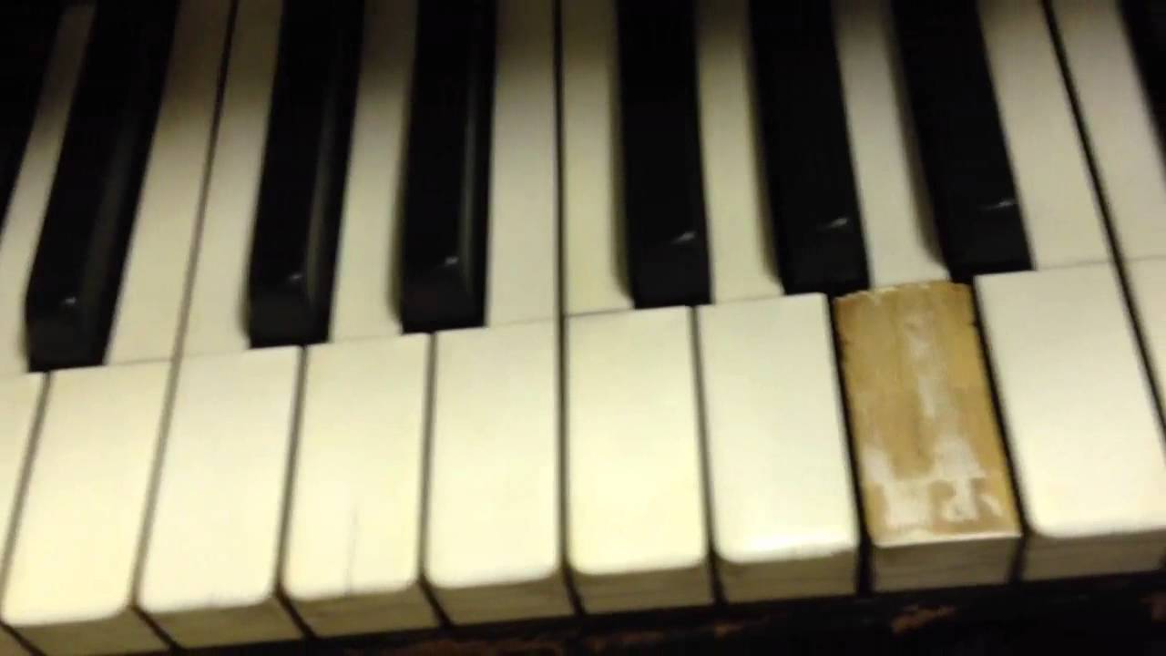 Easy Piano Key Top Ivory Repair DIY - YouTube