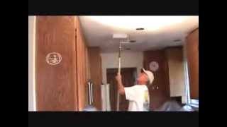 How to apply primer to a kitchen ceiling...Part 1