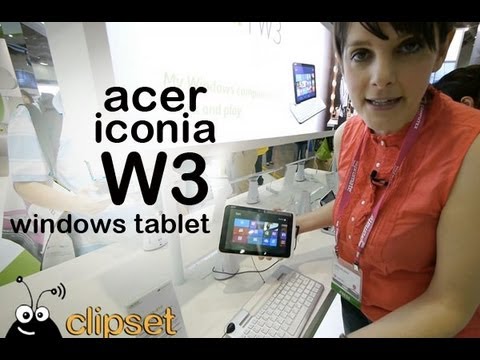 Acer Iconia W3 Windows 8 tablet preview Computex