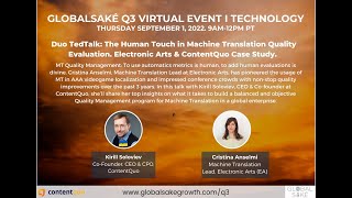 GlobalSaké Q3 Video Teaser: The Human Touch in Machine Translation Quality Evaluation.