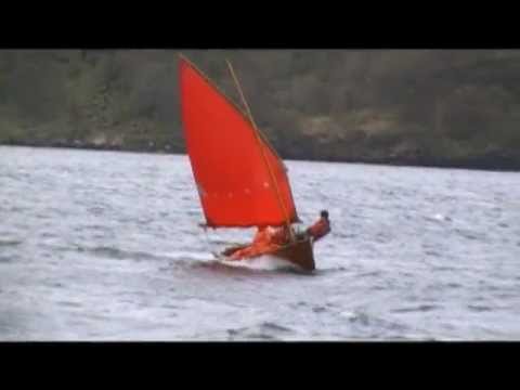 Sailing video of PDGoose - simple boat plan. Jim Post is sailing his 