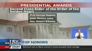 Ntvs Jane Ngoiri Honoured By President Uhuru Kenyatta