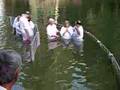 Baptism in the River Jordan, Israel
