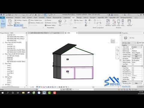 Bài 07. Khóa Revit kiến trúc kết cấu thực chiến (phần kiến trúc). Simple BIM-vn