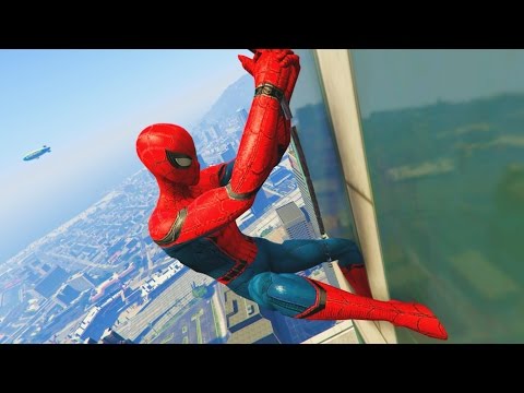 GTA 5 Mods - SPIDERMAN MOD! (GTA 5 PC Mods)