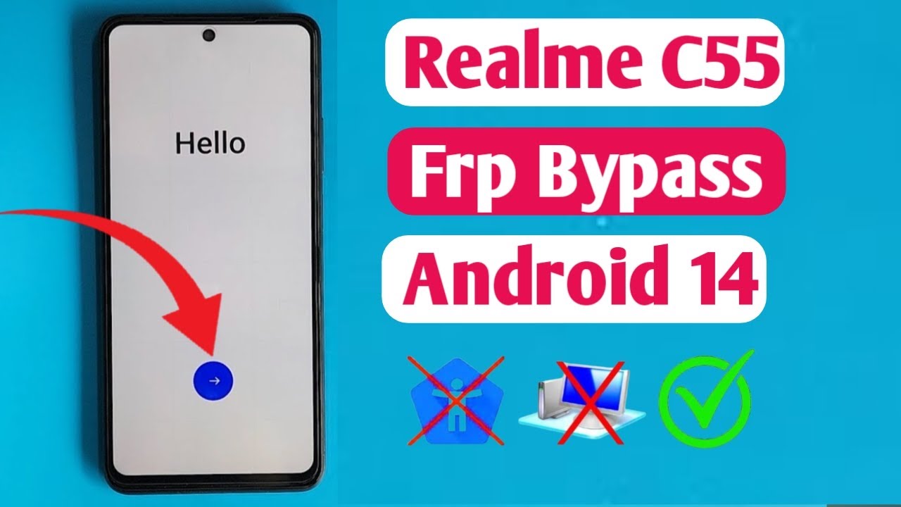 Realme C55 FRP Bypass Android 14 Update | Realme Realme C55 FRP Bypass Android 14 Update | Realme