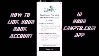 How To Link Bank Account In Crypto?