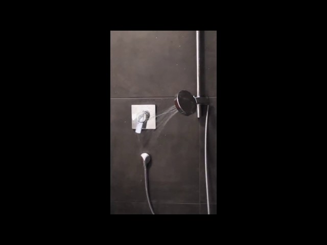 Rubber Band Makes Infinite Shower-Loop - Video