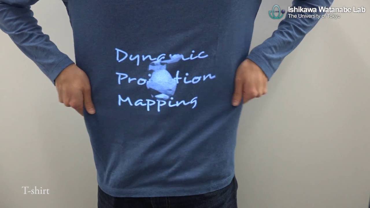 Dynamic Projection Mapping On Shirts And Other Deformed Surfaces