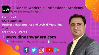 Lecture 42 - Set Theory - Part 4 - CA Foundation