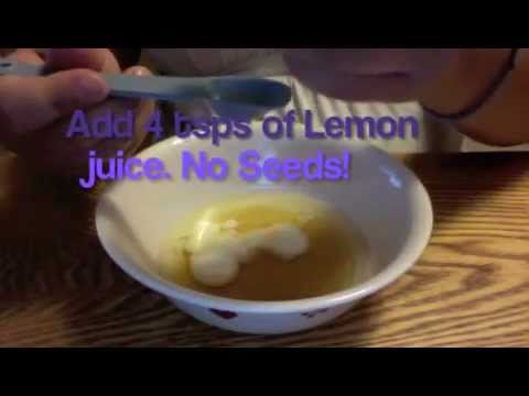Natural Face Bleach/Honey And Lemon Juice
