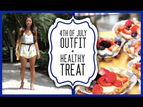 4th of July Outfit Idea + Healthy Fruit Pizza!