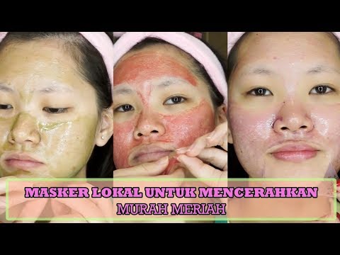 Recomended !!! Masker Lokal Untuk Mencerahkan | Kulit jadi cerah selesai maskeran - YouTube