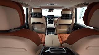 A look around of the Land Cruiser 300 MBS Autobiography VIP in a two tone Tan in