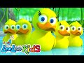 🦆 Five Little Ducks 🦆 Nursery Rhymes - Baby Songs - Kids Songs from LooLoo Kids