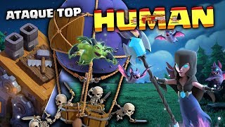 HUMAN el MEJOR de ESPAÑA en la ALDEA NOCTURNA TOP 1 - CLASH OF CLANS