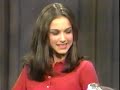 14 year old Natalie Portman on the Late Show with David Letterman (1996)