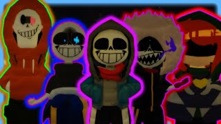 All Snowdin Dust Characters Showcase Dusty Dust Sans Fights Renewed