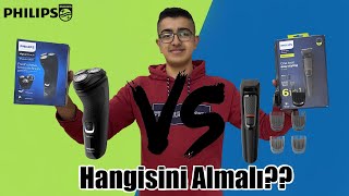 Philipsin Traş Makinalarını Karşılaştırdım Aqua Touch Shaver 1000 Vs Mg3710