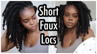 Easy Crochet Short Faux Locs in 1 Hour | Outre Straight Bahama Locs