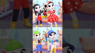 My Talking Angela 2 Micky Vs Mini Vs Goofy Vs Ducky Look