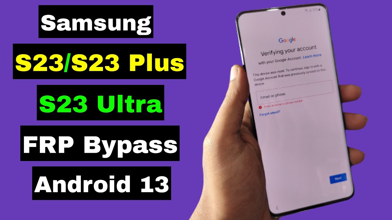 BOOM !! Samsung S23/S23+/S23 Ultra FRP Bypass/Unlock BOOM !! Samsung S23/S23+/S23 Ultra FRP Bypass/Unlock