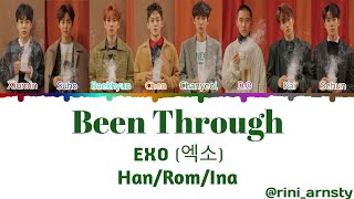 EXO (엑소) -'Been Through' (지나갈 테니) Han/Rom/Ina Color Coded Lyrics|Lirik Terjemahan Indonesia|Sub Indo