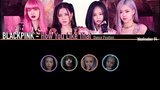 BLACKPINK - How You Like That | DANCE POSITION