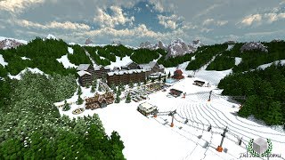 Minecraft Timelapse - Twin Peak Ski Resort Download