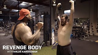 Michael B. Jordans Trainer Wants No Excuses From Smoker Revenge Body With Khloe Kardashian E