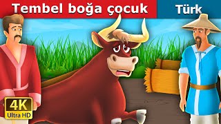 Tembel boğa çocuk | The Lazy Bull Boy Story in Turkish | @TurkiyaFairyTales