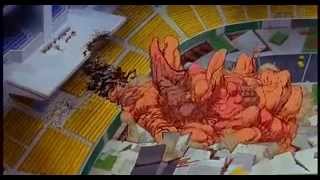 Akira. Anime. Mutacion de Tetsuo en doblaje castellano original de 1992.