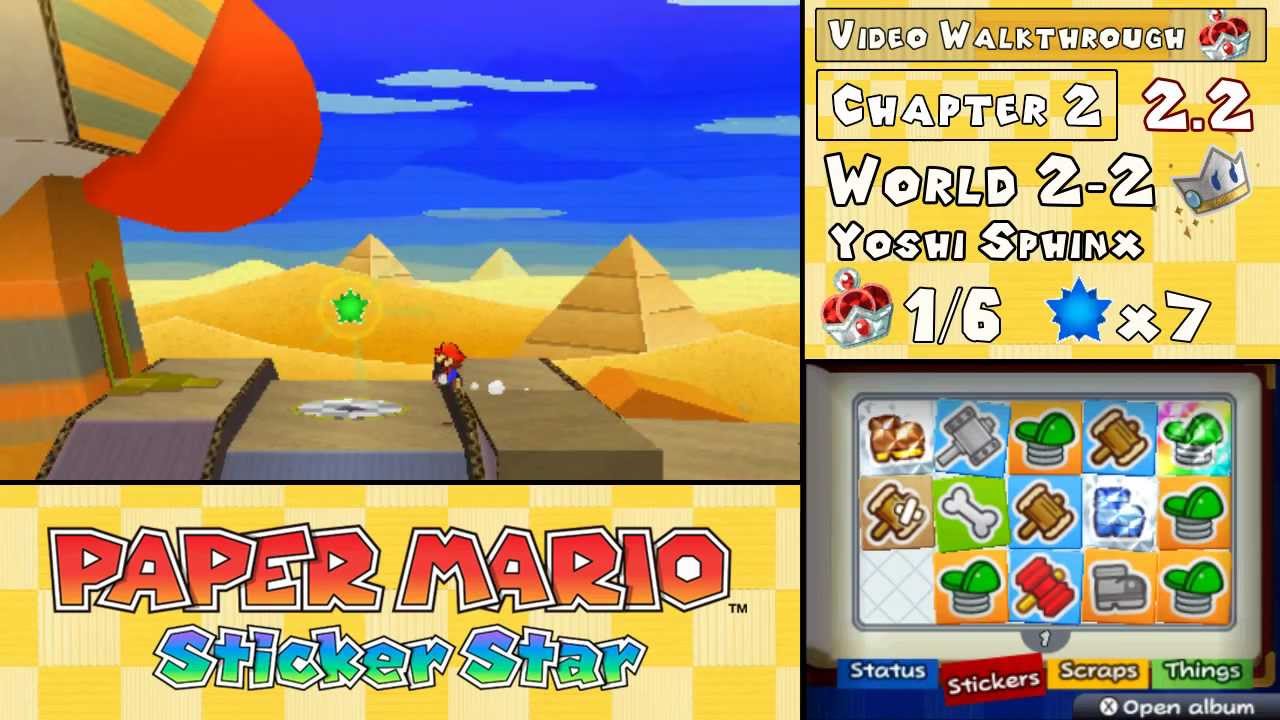 paper mario sticker star yoshi sphinx help paper mario sticker star yoshi sphinx help