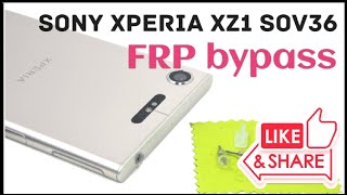 Sony Xperia XZ1 Frp Bypass google account  Remove