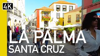 Santa Cruz,  La Palma 2023 | What's It Like? - 4K Walk Natural Sounds