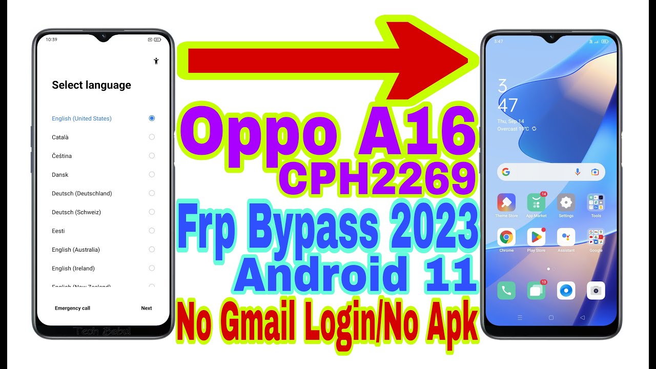 Oppo A16 (CPH2269) Android 11 Frp Bypass | New Trick Oppo A16 (CPH2269) Android 11 Frp Bypass | New Trick
