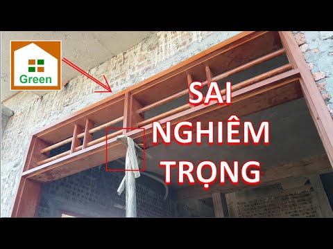 SAI LẦM NGHIÊM TRỌNG Khi Sử Dụng Khuôn Cửa Gỗ Lim Thay Lanh Tô | Nhà Đẹp Green Chia Sẻ!