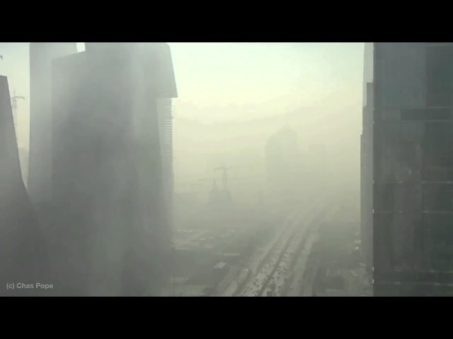 Timelapse Of A Smog Wave Hitting Beijing - Video