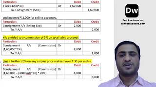 Lecture 19_1 - Consignment - Part 4 - CA Foundation - Accounts