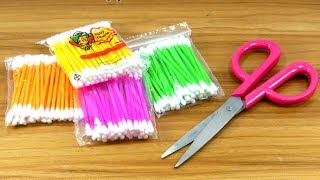 DIY Cotton buds reuse idea | Best craft idea | DIY arts and crafts | DIY cotton buds