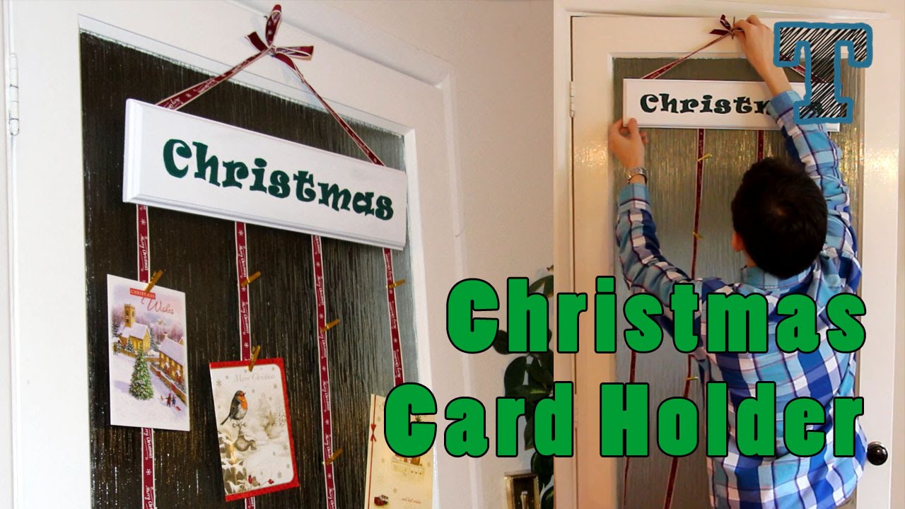 Christmas Card Holder: Simple Holiday DIY Woodworking ...