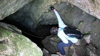 Hole In The Cliff Leads To Massive Borehole Cave