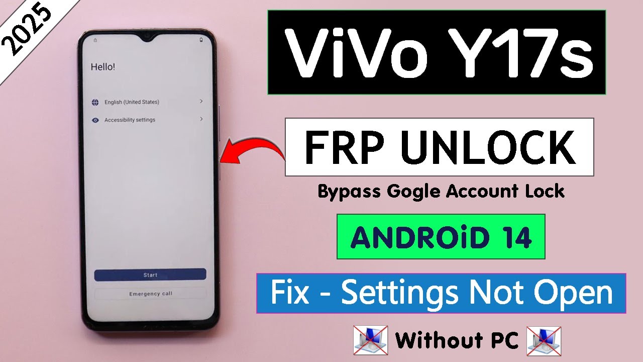 ViVo Y17s Android 14 Frp Unlock/Bypass Google Accoun ViVo Y17s Android 14 Frp Unlock/Bypass Google Accoun