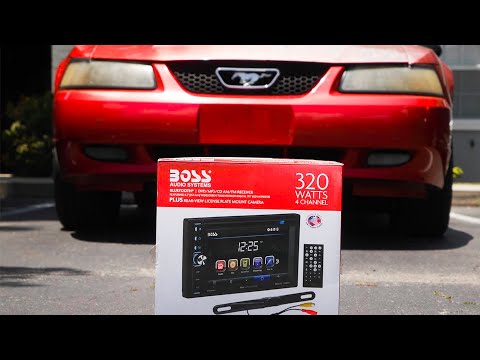 How to Install Boss Audio Double Din into New Edge Mustang: Boss Audio BVB9358RC